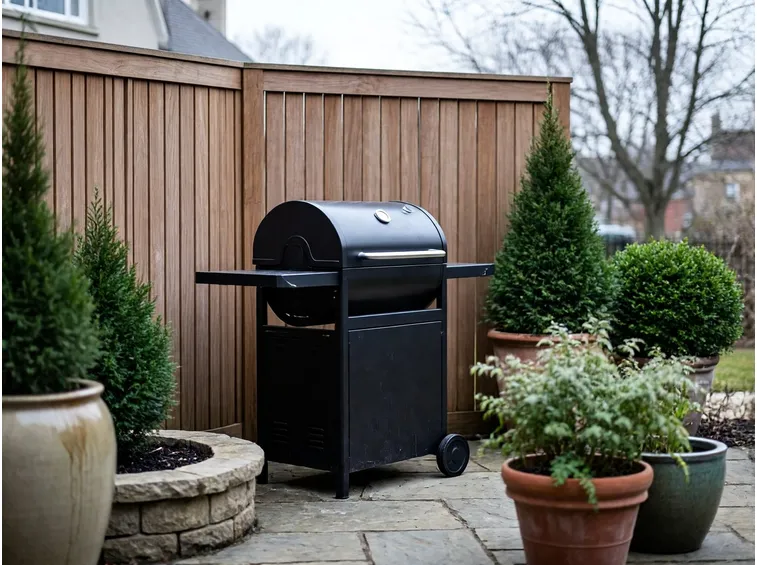 Dove sistemare il barbecue quando fa freddo e tira vento