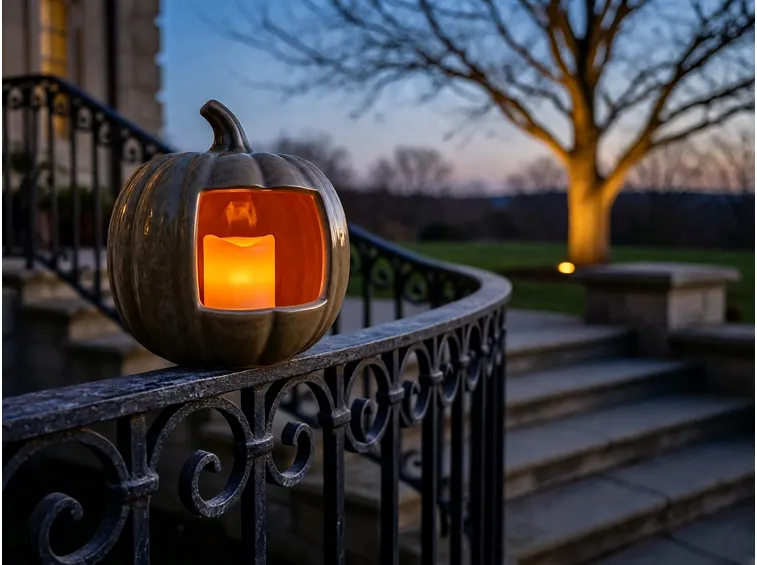 Halloween: lanterne solari, candele LED e colori giusti per il giardino