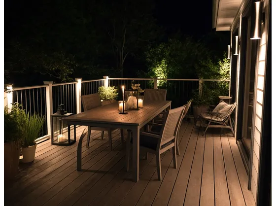 foto giardino illuminato