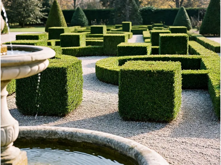 Il ruolo delle siepi di bosso nel parterre e il momento di fine stagione