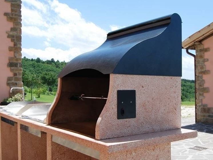 Cappa barbecue barbecue caratteristiche della cappa per il barbecue Barbecue da esterno muratura