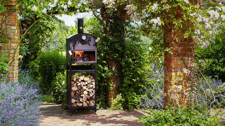 Forno a legna in metallo