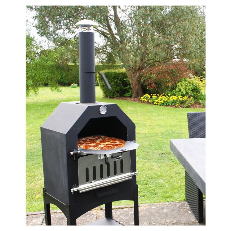 forno barbecue in acciaio
