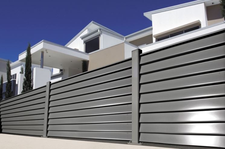 pannelli recinzione in alluminio