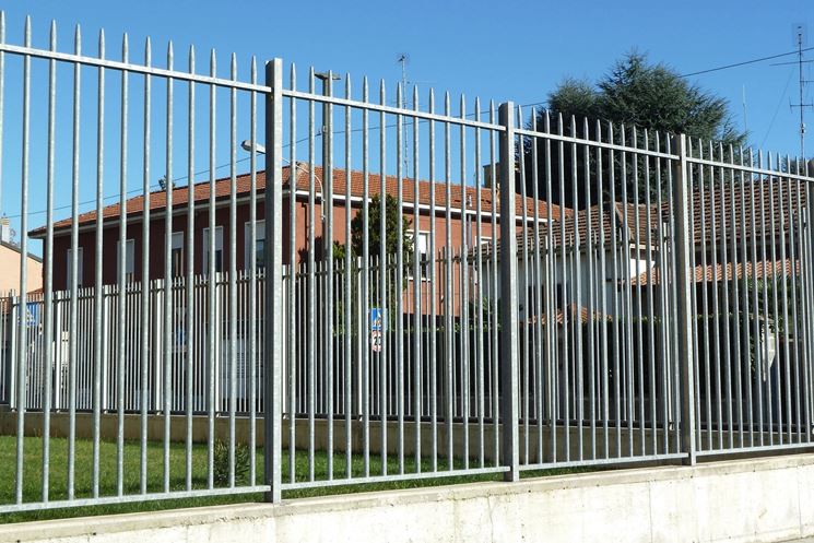 recinzione metallica modulare