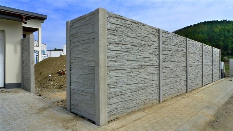 recinzione modulare in cemento