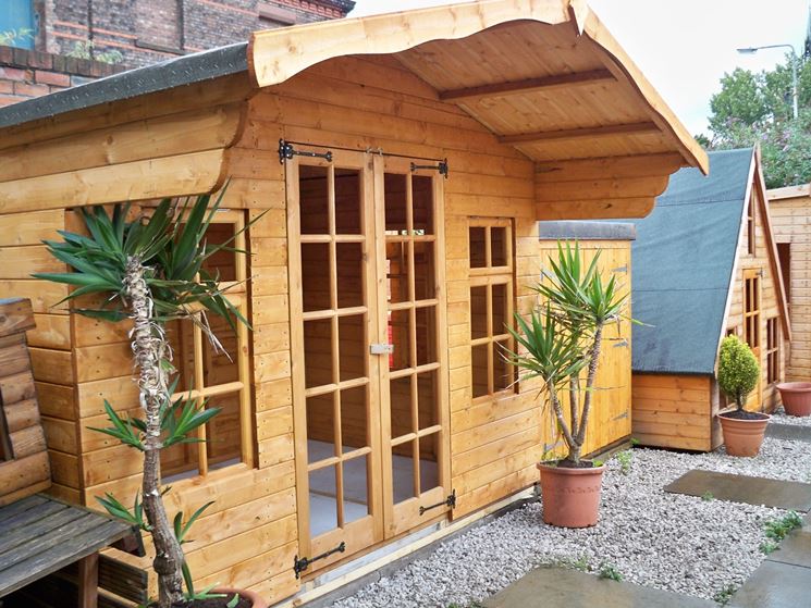 casetta in legno per giardino