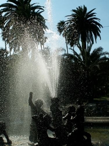 foto giardino illuminato